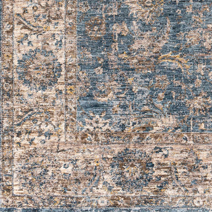 Gimli Blue And Beige Traditional Style Area Rug