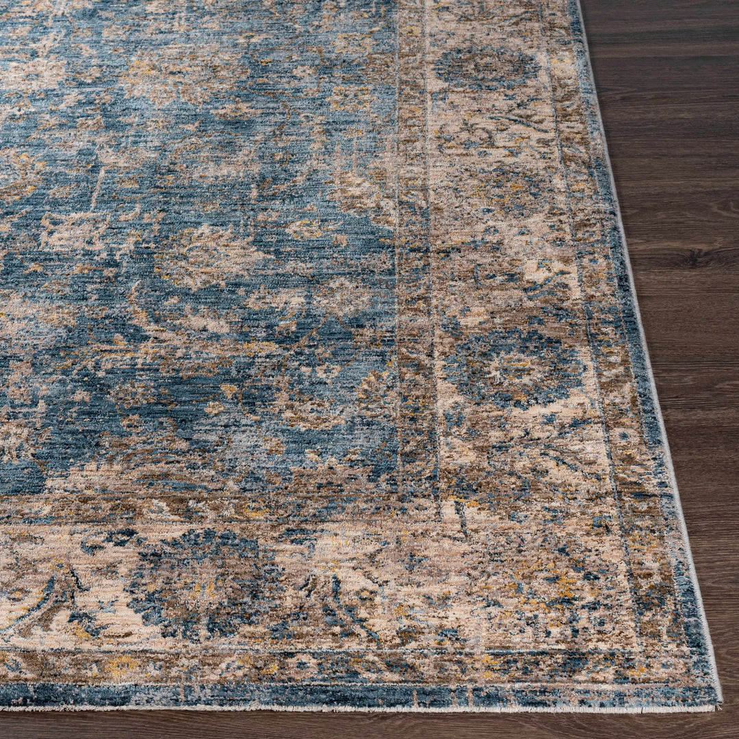 Gimli Blue And Beige Traditional Style Area Rug - The Rug Decor