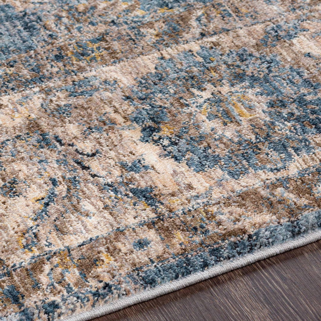 Gimli Blue And Beige Traditional Style Area Rug - The Rug Decor
