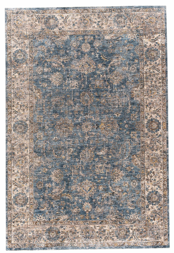 Gimli Blue And Beige Traditional Style Area Rug - The Rug Decor