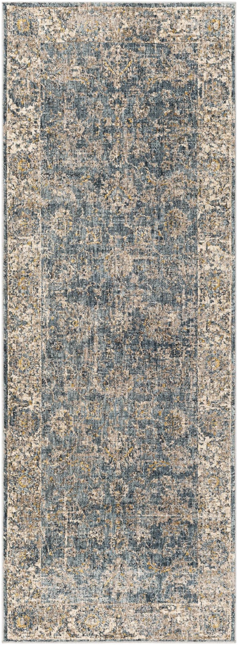 Gimli Blue And Beige Traditional Style Area Rug - The Rug Decor