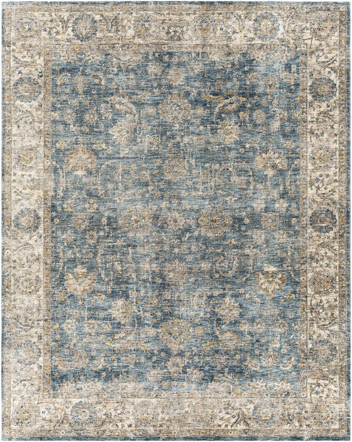 Gimli Blue And Beige Traditional Style Area Rug - The Rug Decor