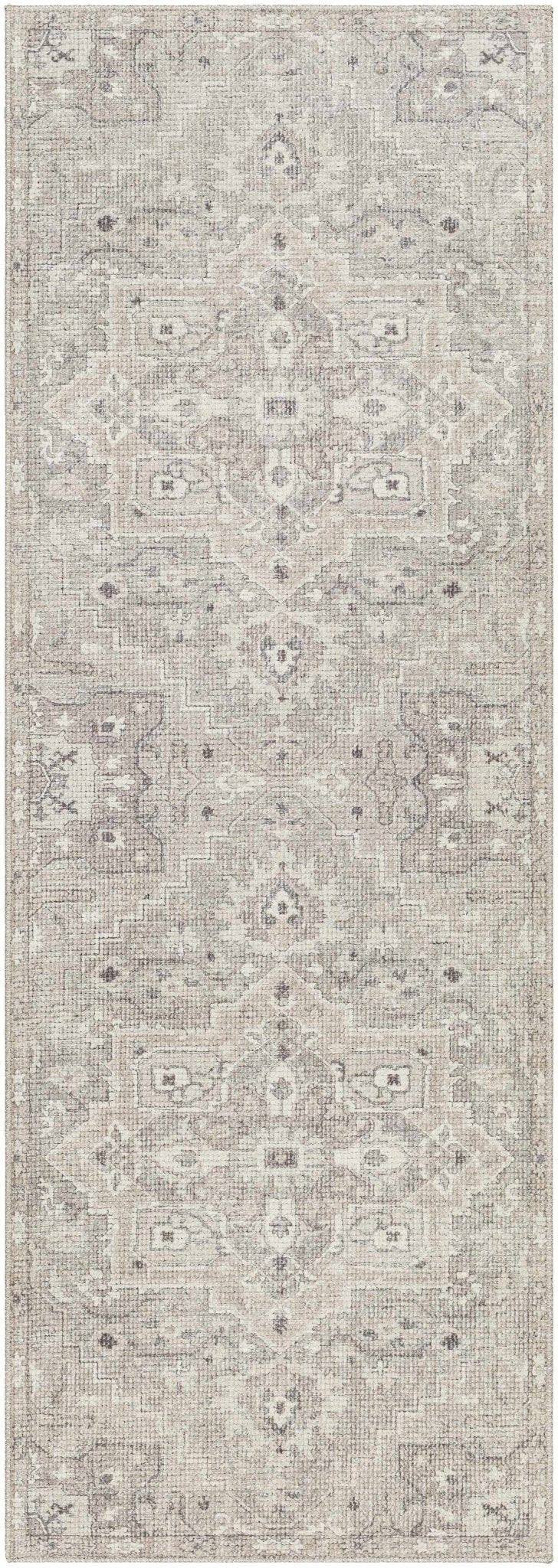 Ginny Traditional Beige And Tan Machine Woven Rug - The Rug Decor