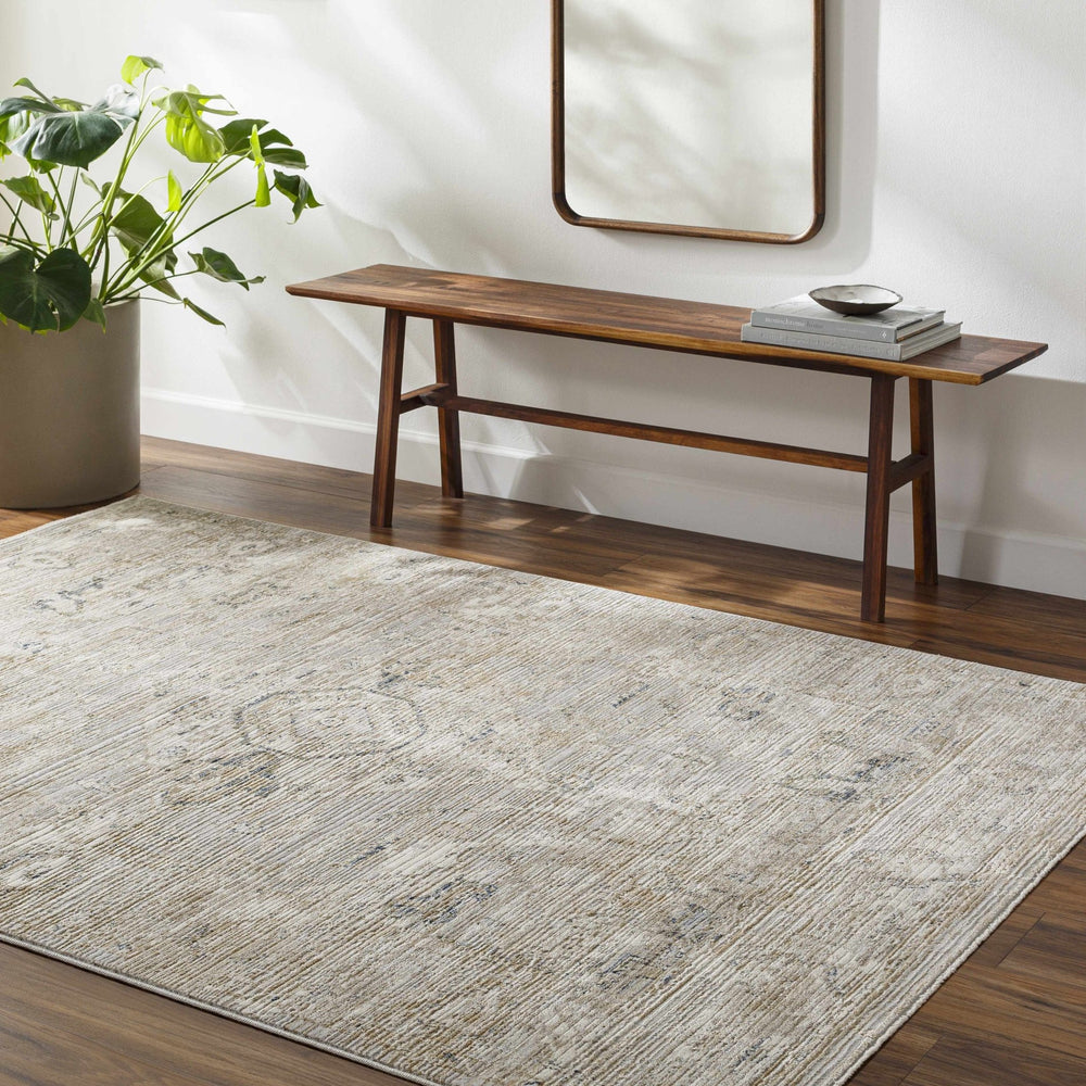 Gioia Traditional Style Beige And Gray Area Rug - The Rug Decor