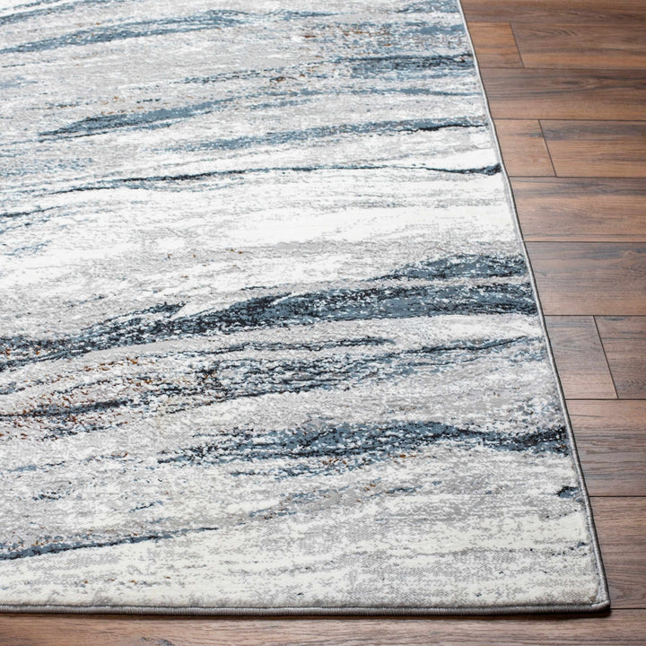 Glain Gray And Charcoal Contemporary Abstract Design Rug - The Rug Decor