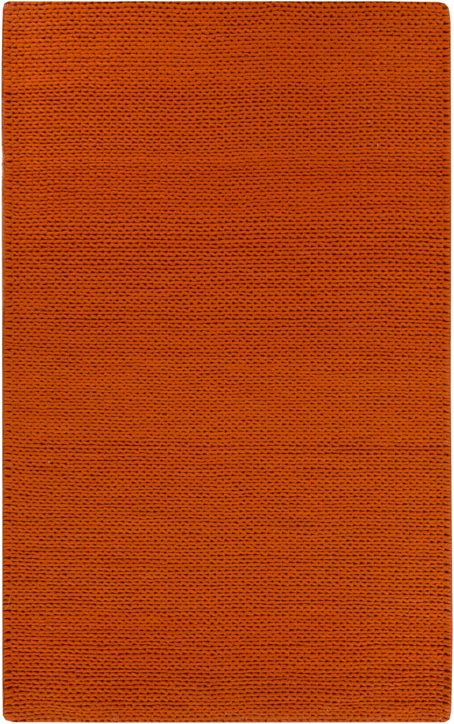 Glencoe Orange Modern Style Hand Woven Wool Area Rug - The Rug Decor