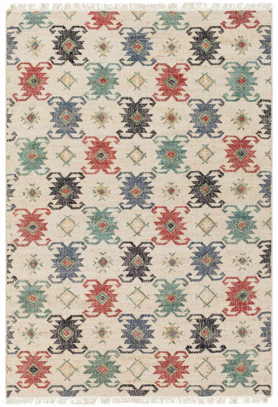 Glenmont Traditional Style Multicolor Hand Woven Area Rug - The Rug Decor