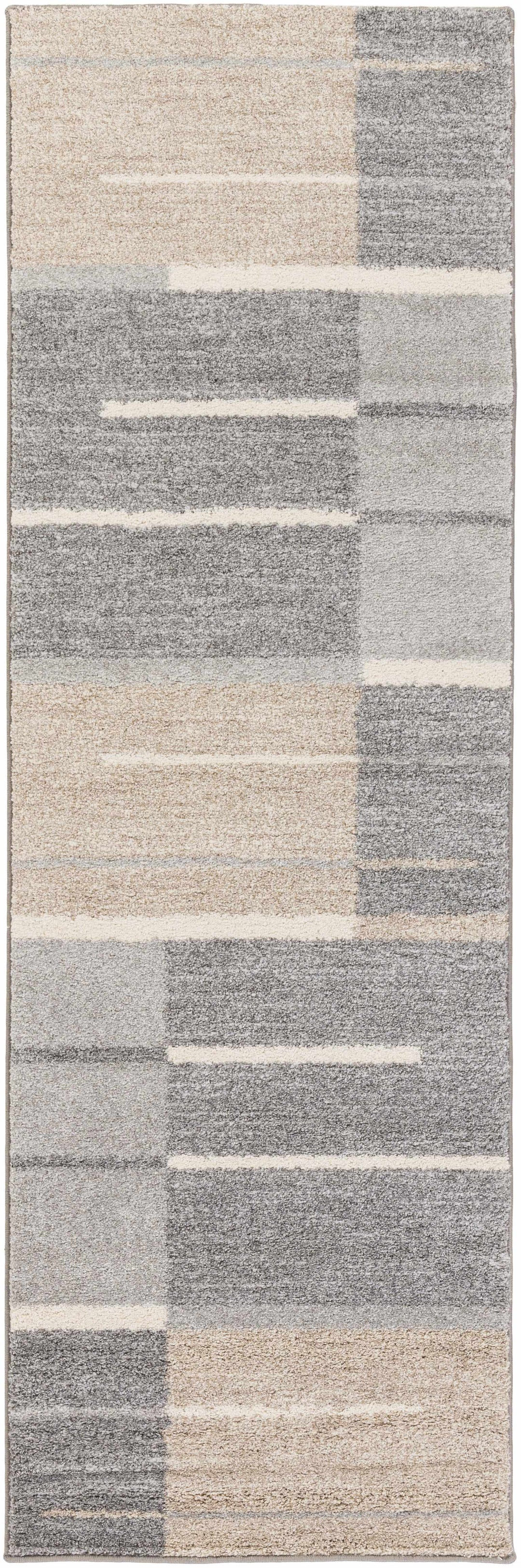 Glouster Beige And Gray Modern Style Area Rug