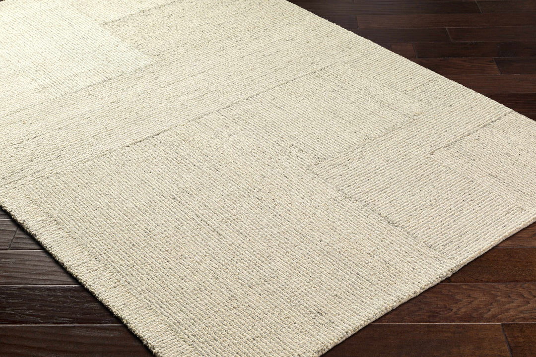 Gunda Modern Style Beige Hand Tufted Wool Area Rug