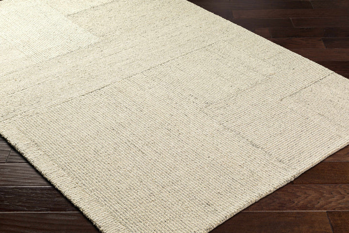 Gunda Modern Style Beige Hand Tufted Wool Area Rug