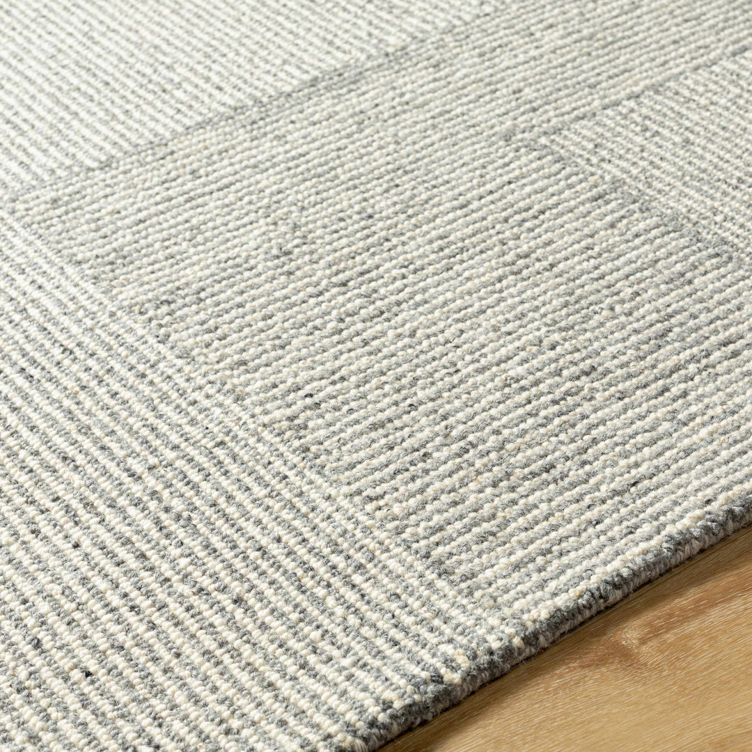 Gunda Modern Style Beige Hand Tufted Wool Area Rug
