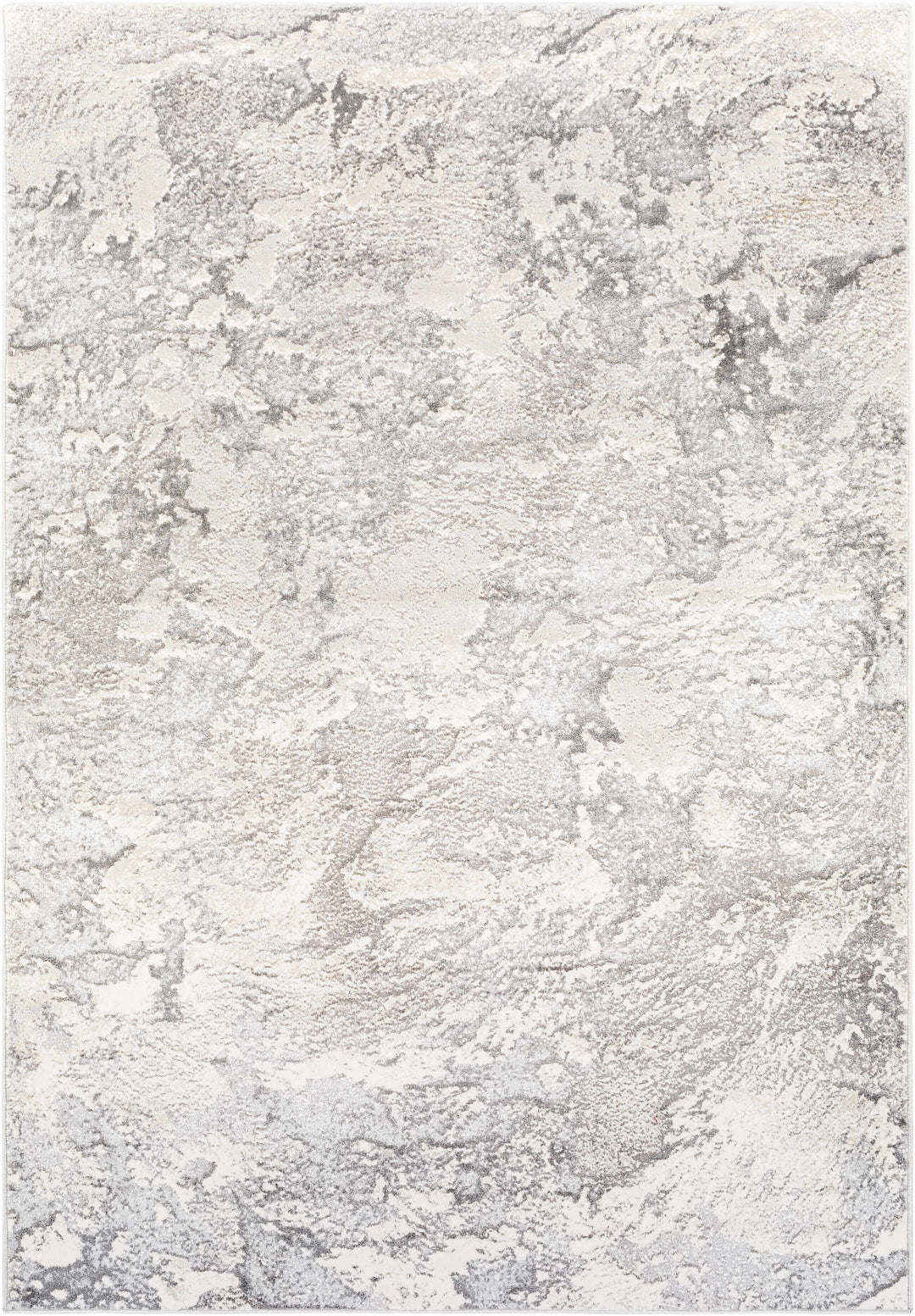 Godefroy Ivory And Gray Modern Abstract Design Area Rug