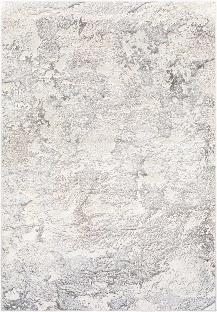 Godefroy Ivory And Gray Modern Abstract Design Area Rug - The Rug Decor