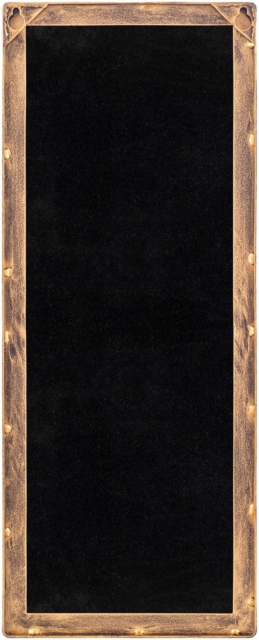 Gold and Taupe Rectangle Frame Stand Mirror - The Rug Decor