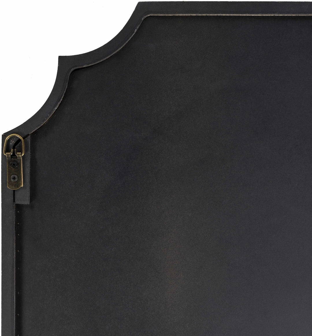 Golden Framed Modern Specialty shaped wall Hanging Mirror - The Rug Decor