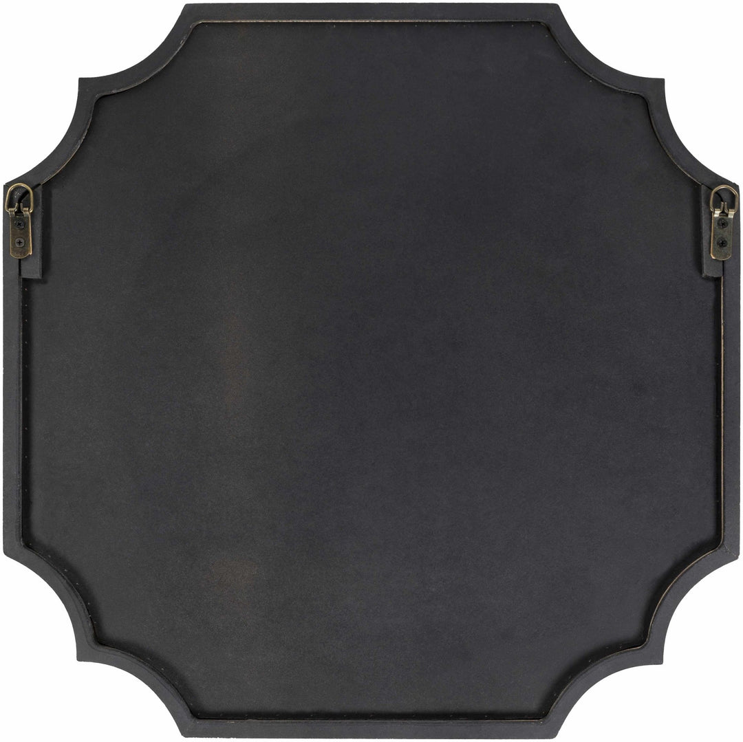 Golden Framed Modern Specialty shaped wall Hanging Mirror - The Rug Decor