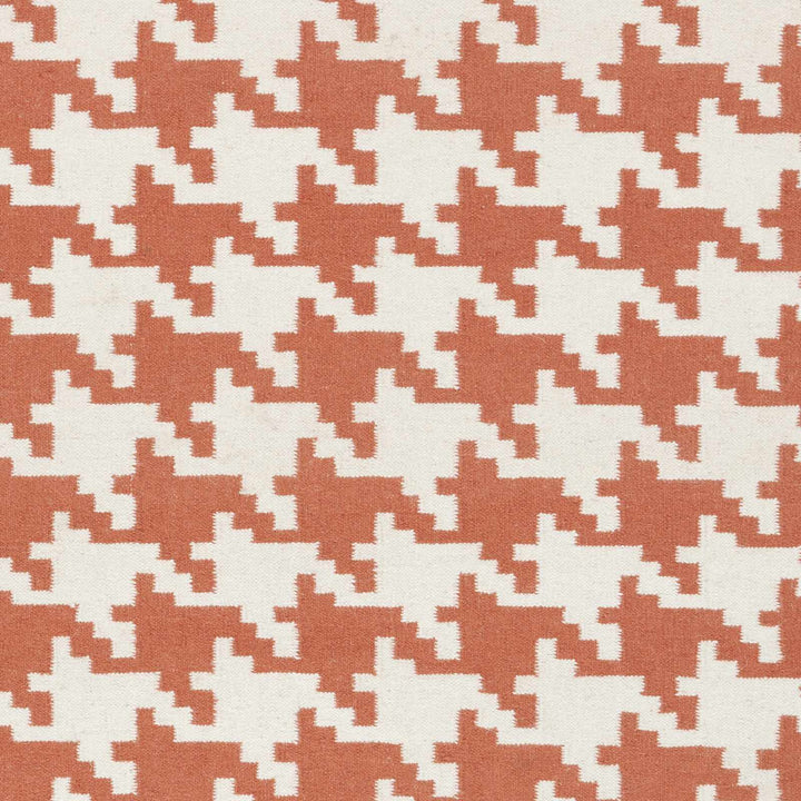 Goldthwaite Rust Modern Style Hand Woven Wool Area Rug - The Rug Decor