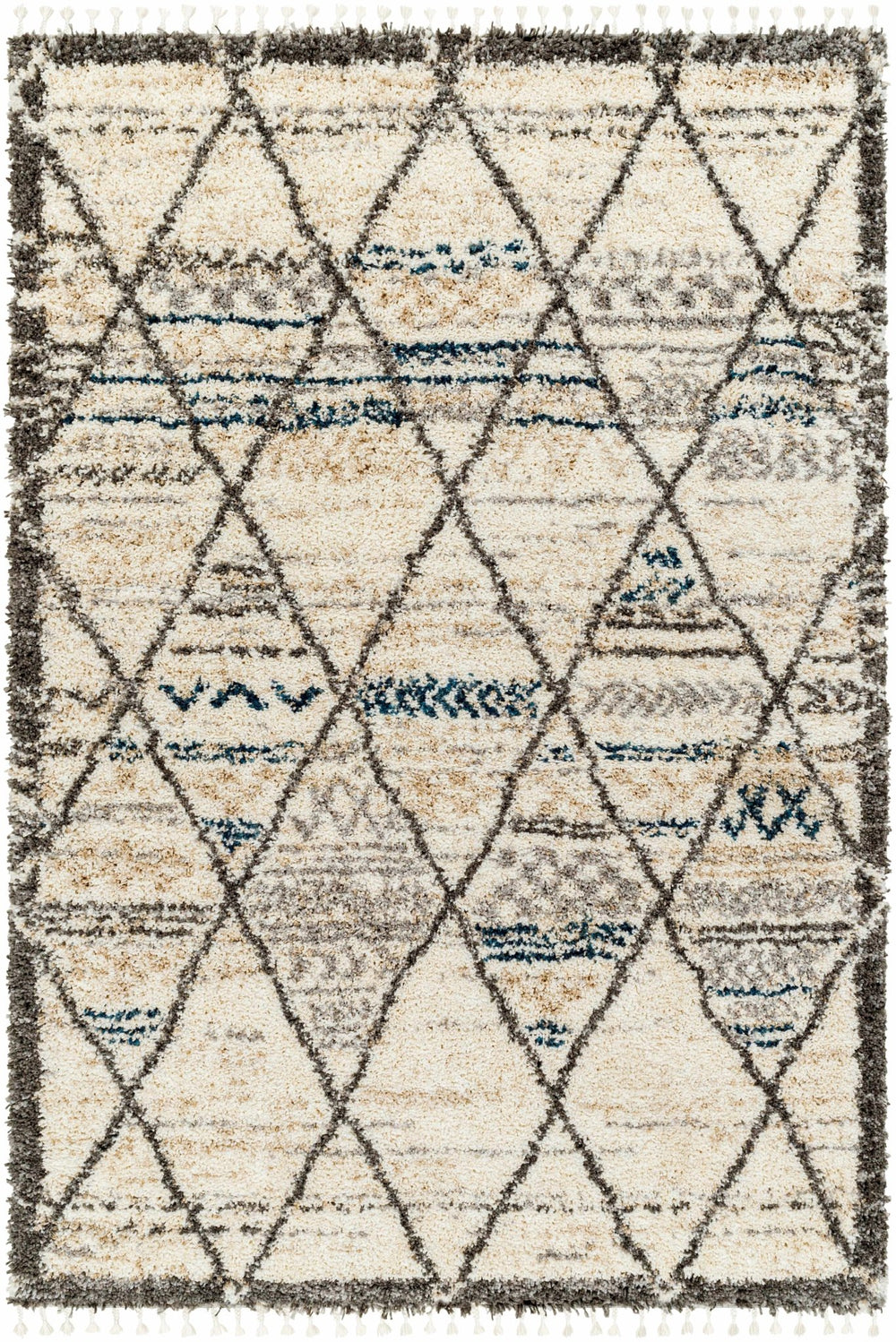 Gomez Bohemian Style Beige Area Rug - The Rug Decor