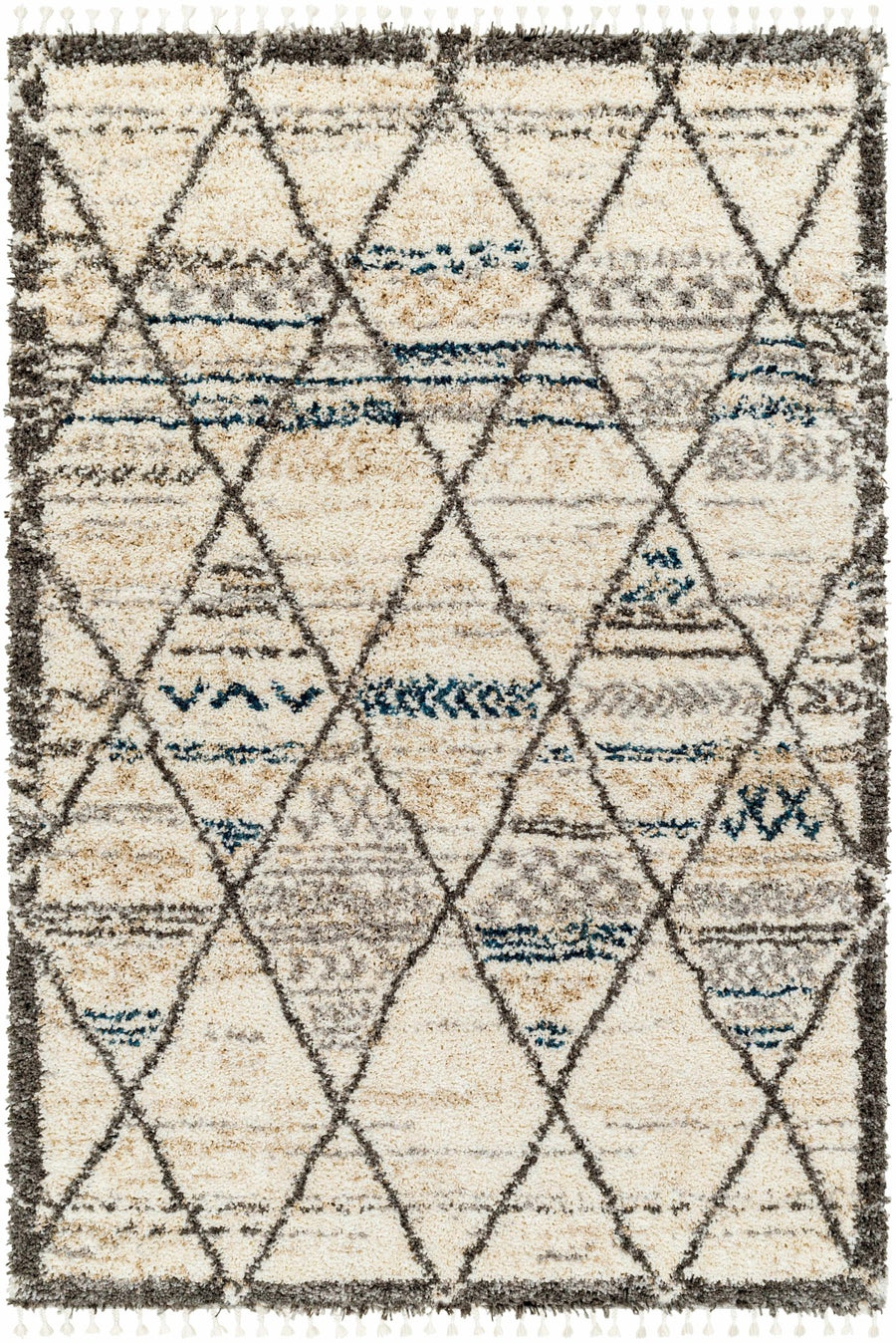 Gomez Bohemian Style Beige Area Rug - The Rug Decor