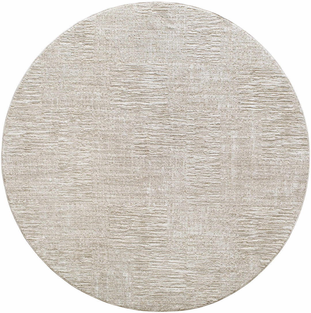 Goren Contemporary Geometric Design Beige Rug - The Rug Decor