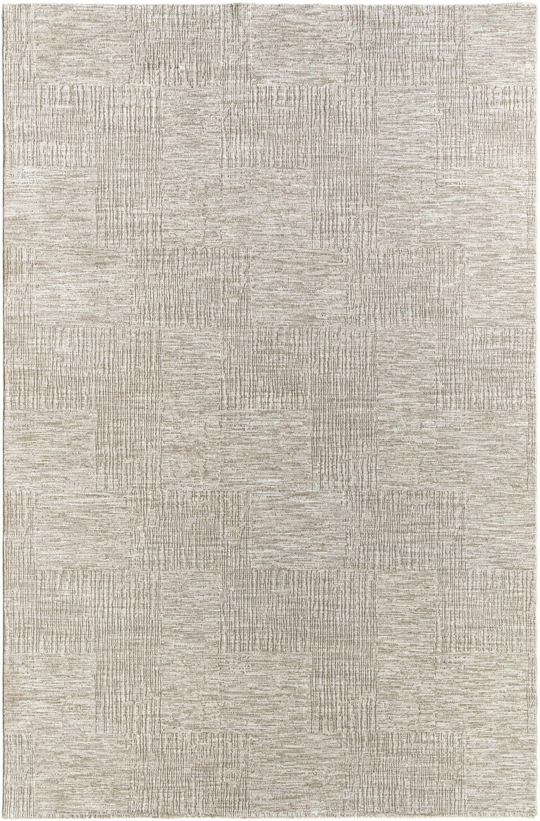 Goren Contemporary Geometric Design Beige Rug - The Rug Decor