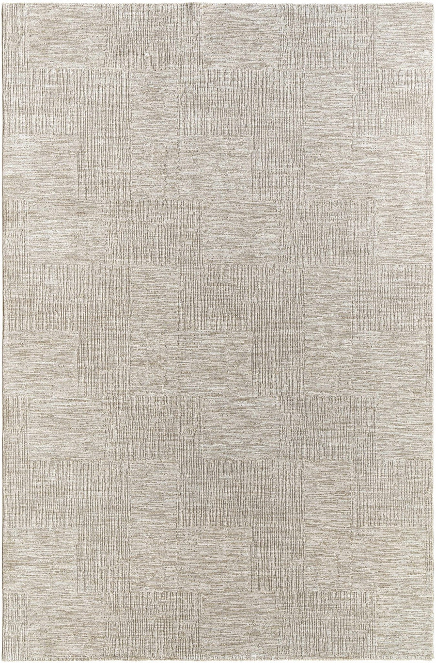 Goren Contemporary Geometric Design Beige Rug - The Rug Decor