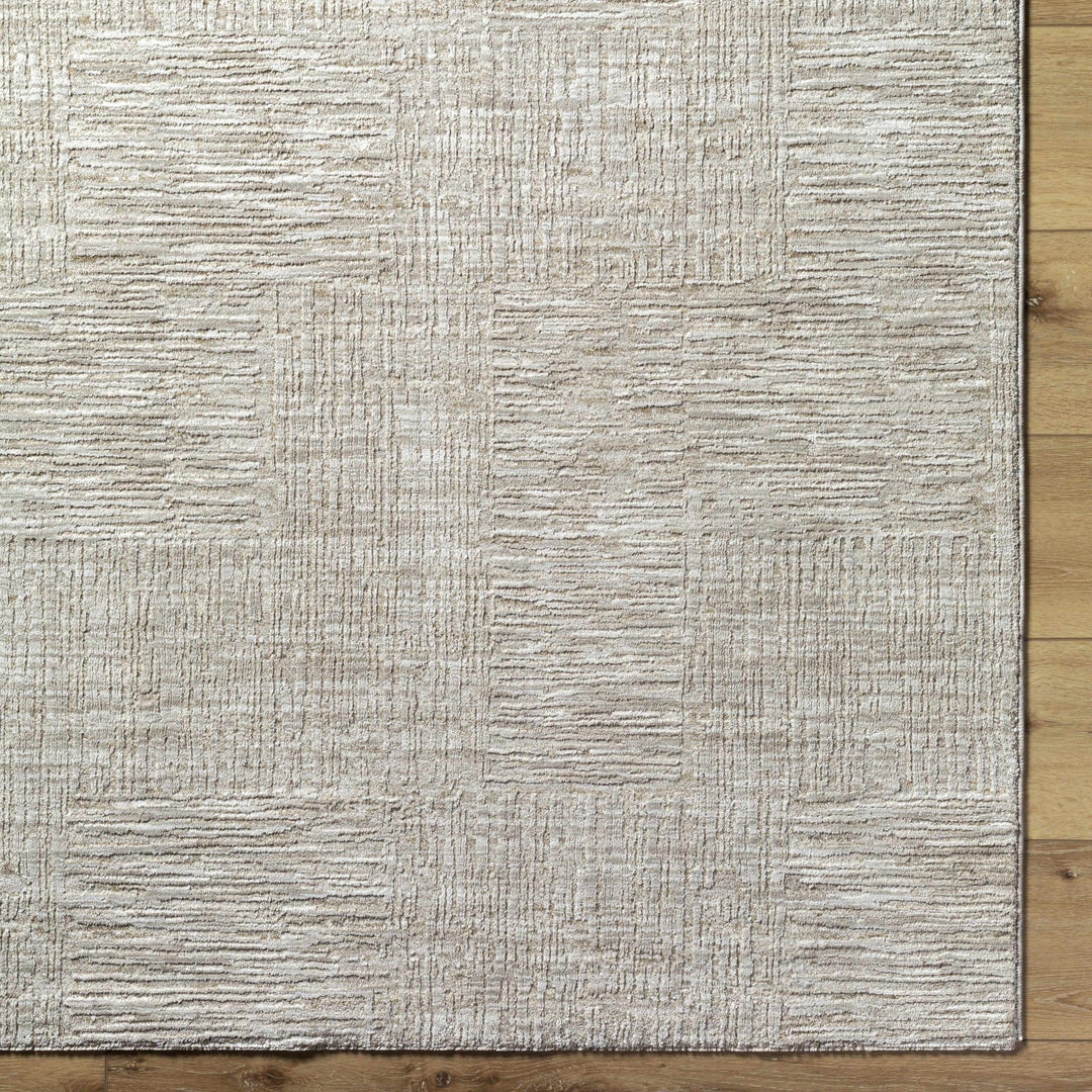 Goren Contemporary Geometric Design Beige Rug - The Rug Decor