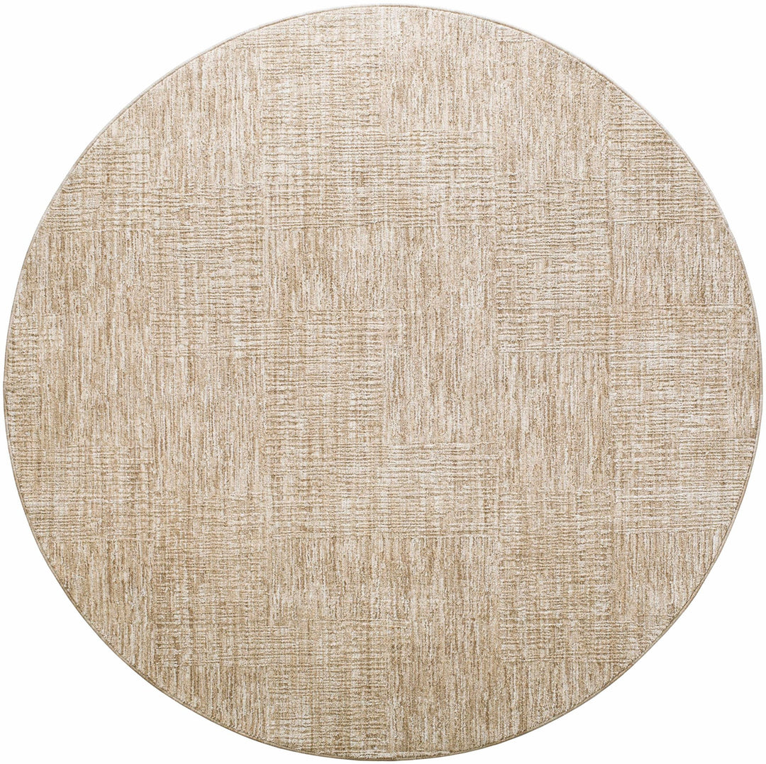 Goren Tan Contemporary Style Area Rug - The Rug Decor