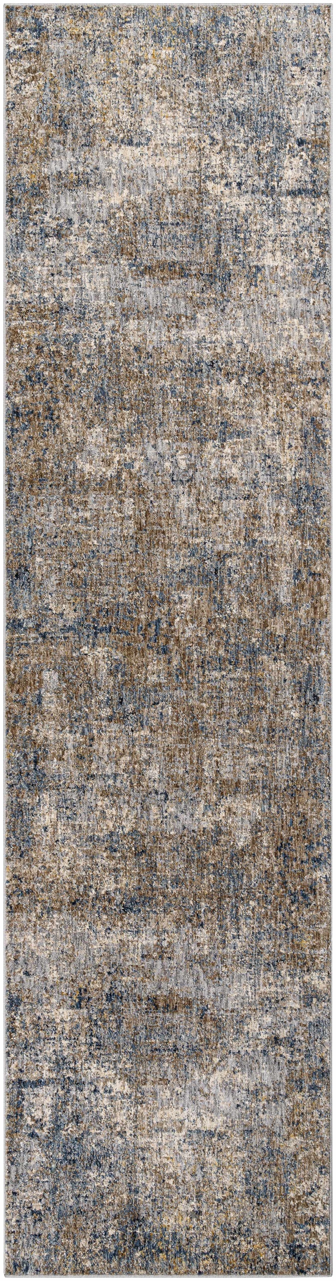 Gorokan Brown And Gray Modern Abstract Design Area Rug