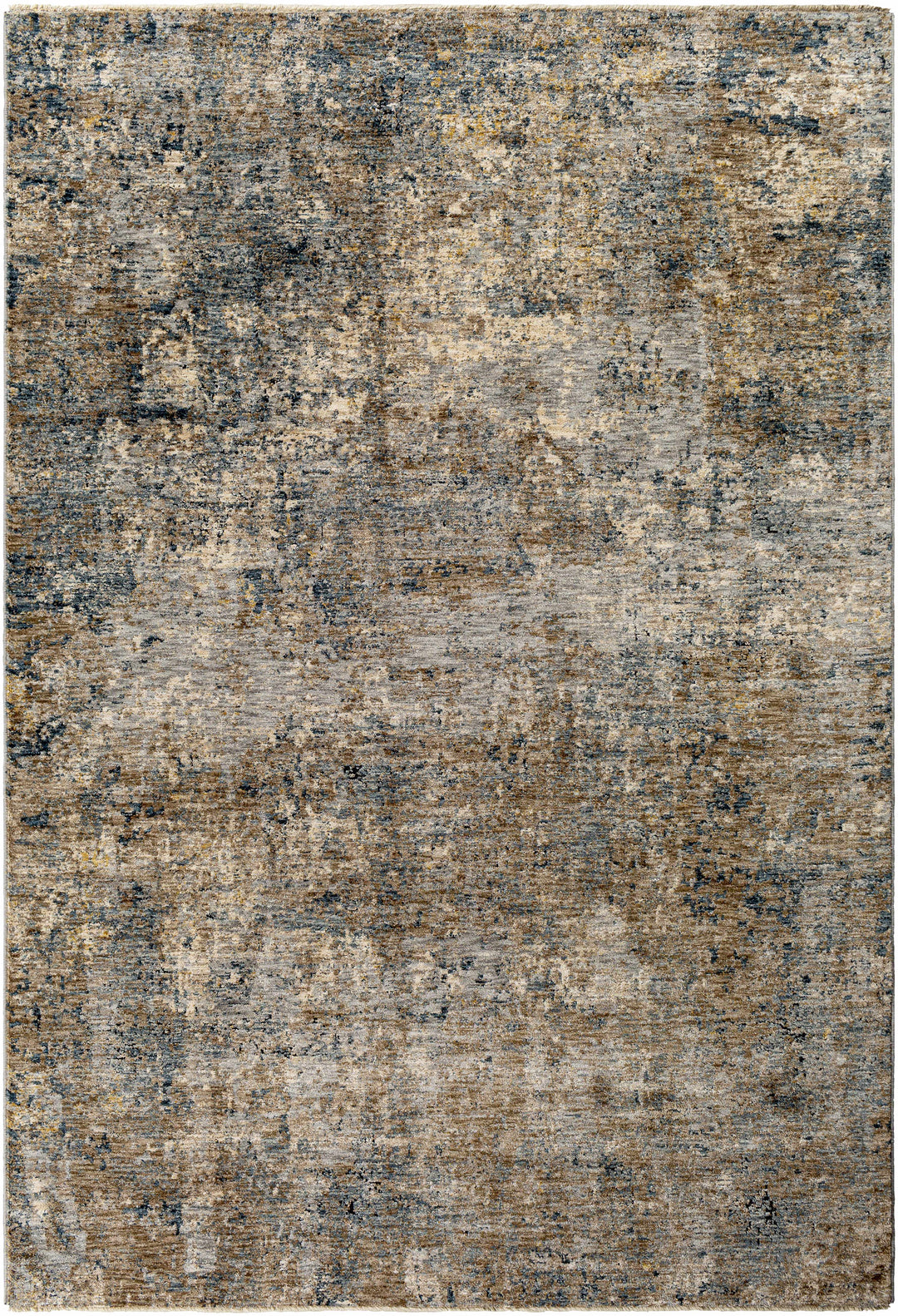 Gorokan Brown And Gray Modern Abstract Design Area Rug