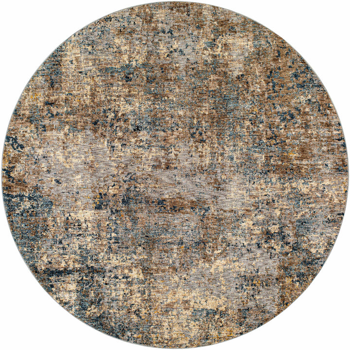 Gorokan Brown And Gray Modern Abstract Design Area Rug