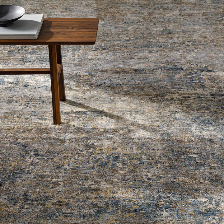 Gorokan Brown And Gray Modern Abstract Design Area Rug