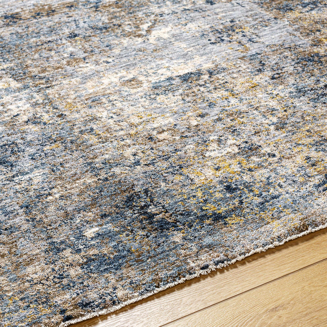 Gorokan Brown And Gray Modern Abstract Design Area Rug