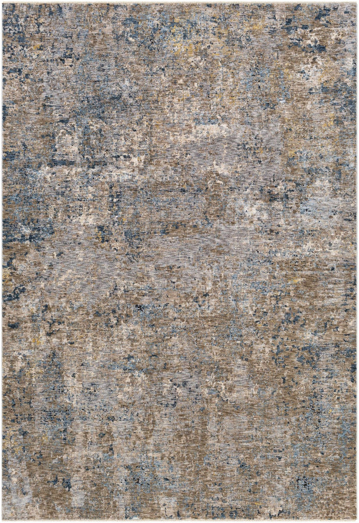 Gorokan Brown And Gray Modern Abstract Design Area Rug - The Rug Decor