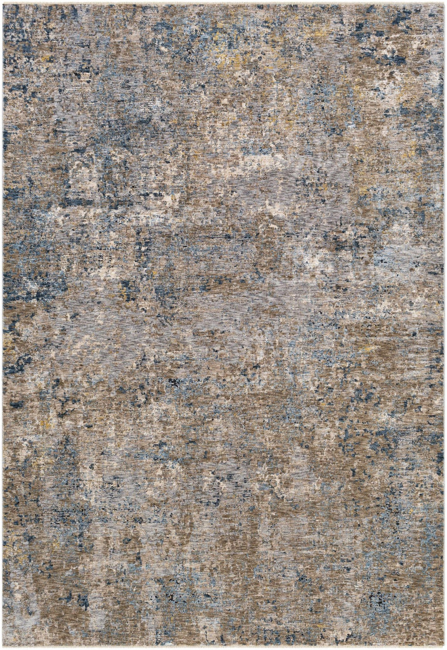 Gorokan Brown And Gray Modern Abstract Design Area Rug - The Rug Decor