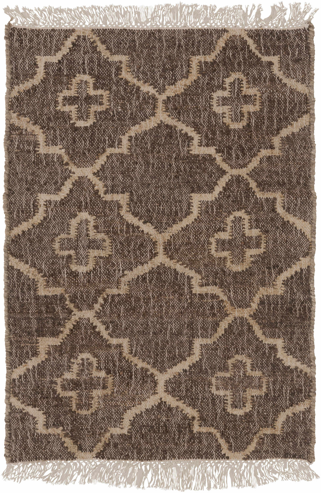 Gotebo Modern Style Brown And Beige Hand Woven Area Rug