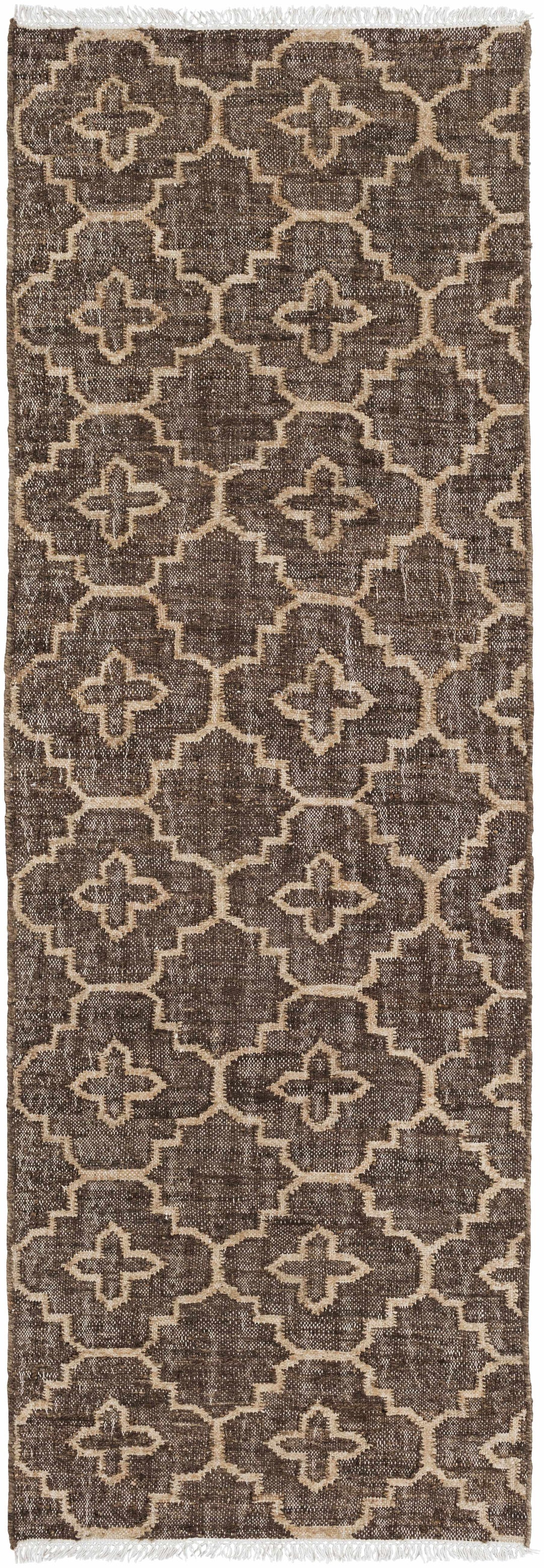 Gotebo Modern Style Brown And Beige Hand Woven Area Rug