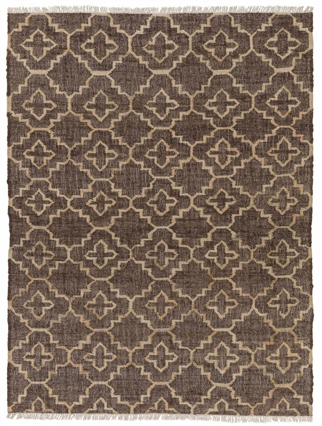 Gotebo Modern Style Brown And Beige Hand Woven Area Rug