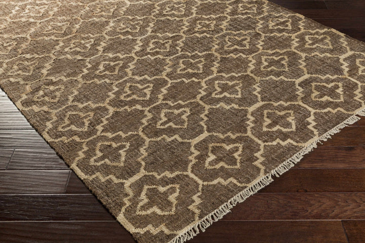 Gotebo Modern Style Brown And Beige Hand Woven Area Rug - The Rug Decor