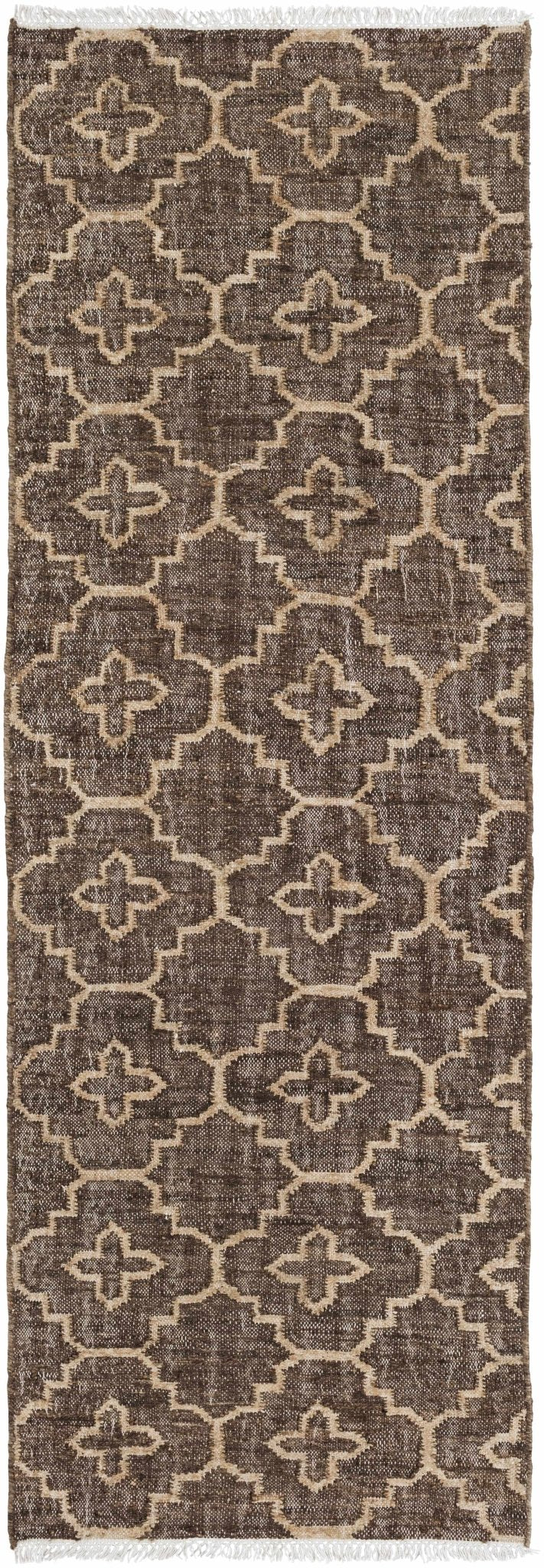 Gotebo Modern Style Brown And Beige Hand Woven Area Rug - The Rug Decor