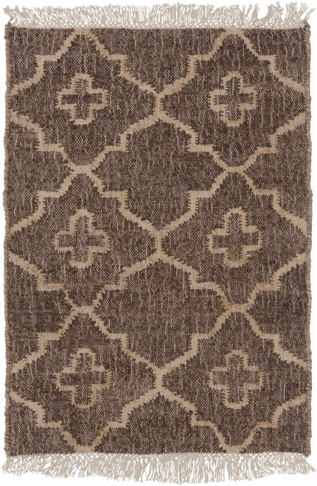 Gotebo Modern Style Brown And Beige Hand Woven Area Rug - The Rug Decor