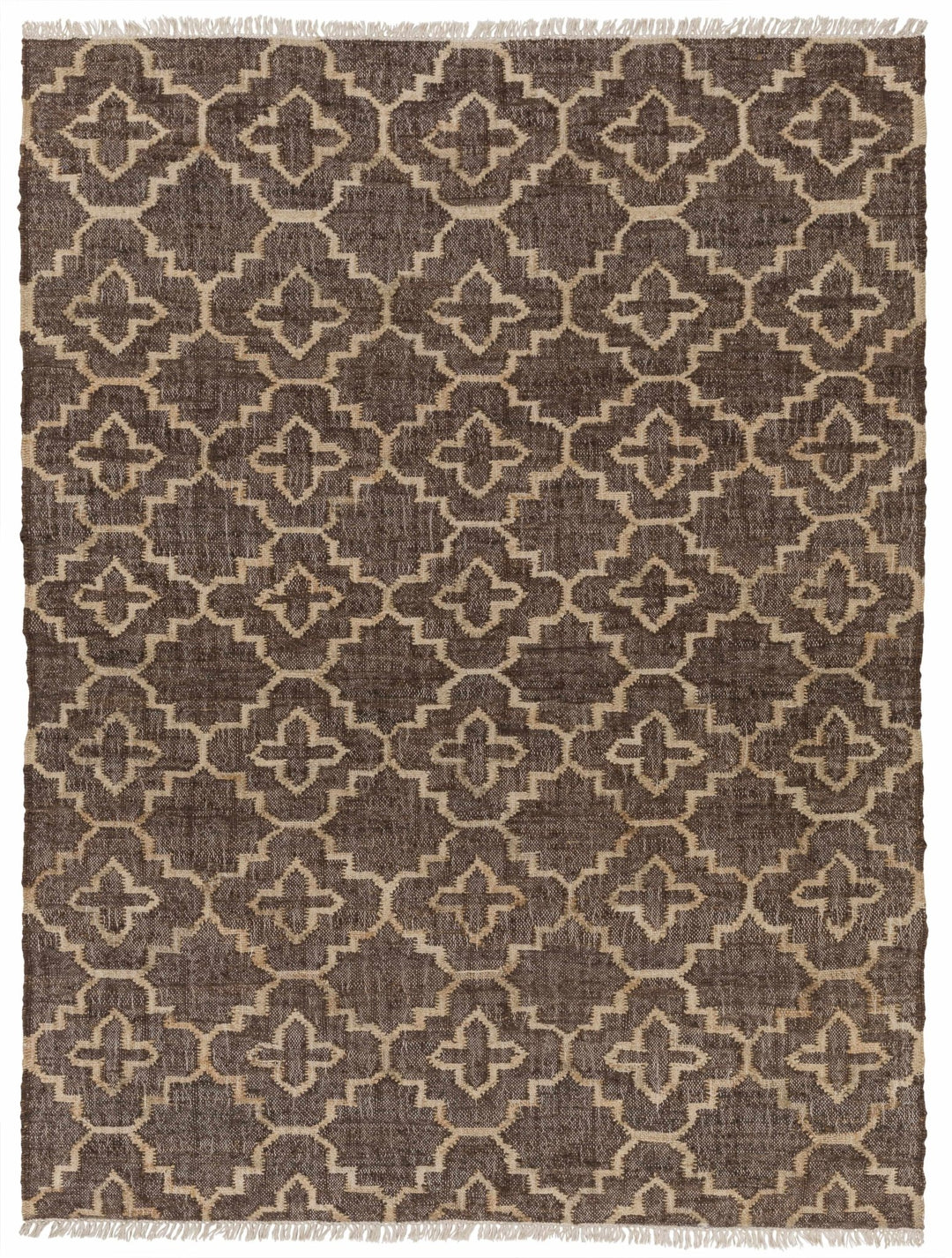 Gotebo Modern Style Brown And Beige Hand Woven Area Rug - The Rug Decor