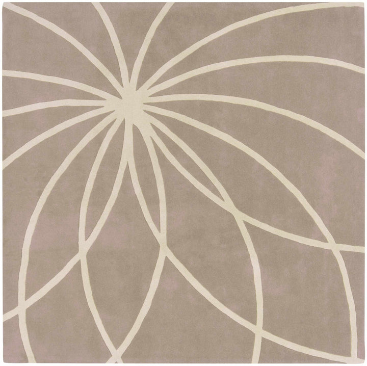Gouldsboro Modern Style Tan And Ivory Hand Tufted Wool Area Rug - The Rug Decor