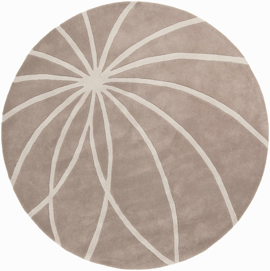 Gouldsboro Modern Style Tan And Ivory Hand Tufted Wool Area Rug - The Rug Decor