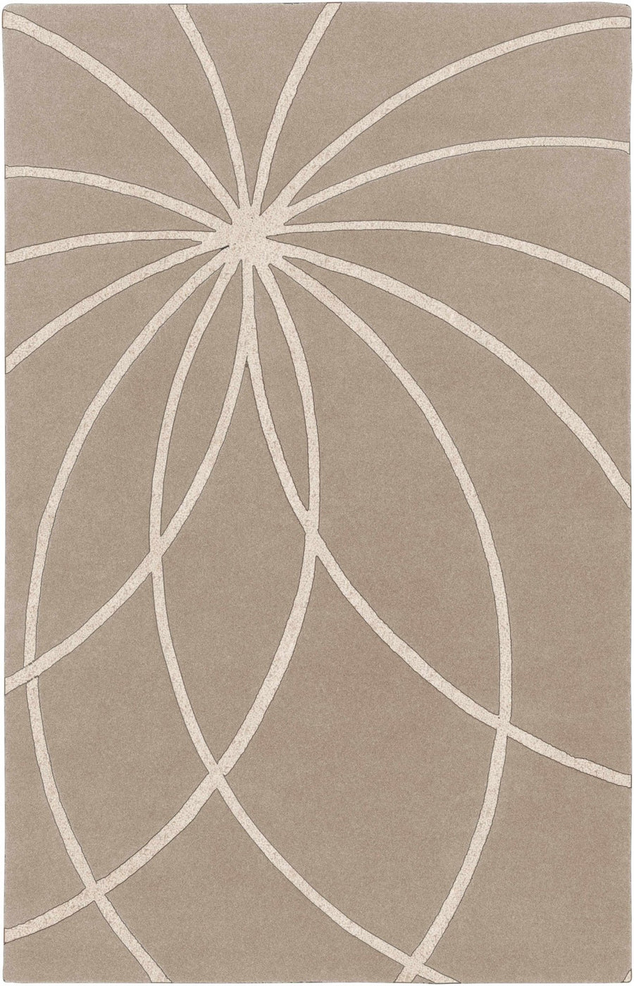 Gouldsboro Modern Style Tan And Ivory Hand Tufted Wool Area Rug - The Rug Decor