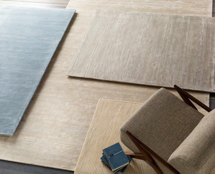 Angie Modern Abstract Taupe Hand Loomed Area Rug