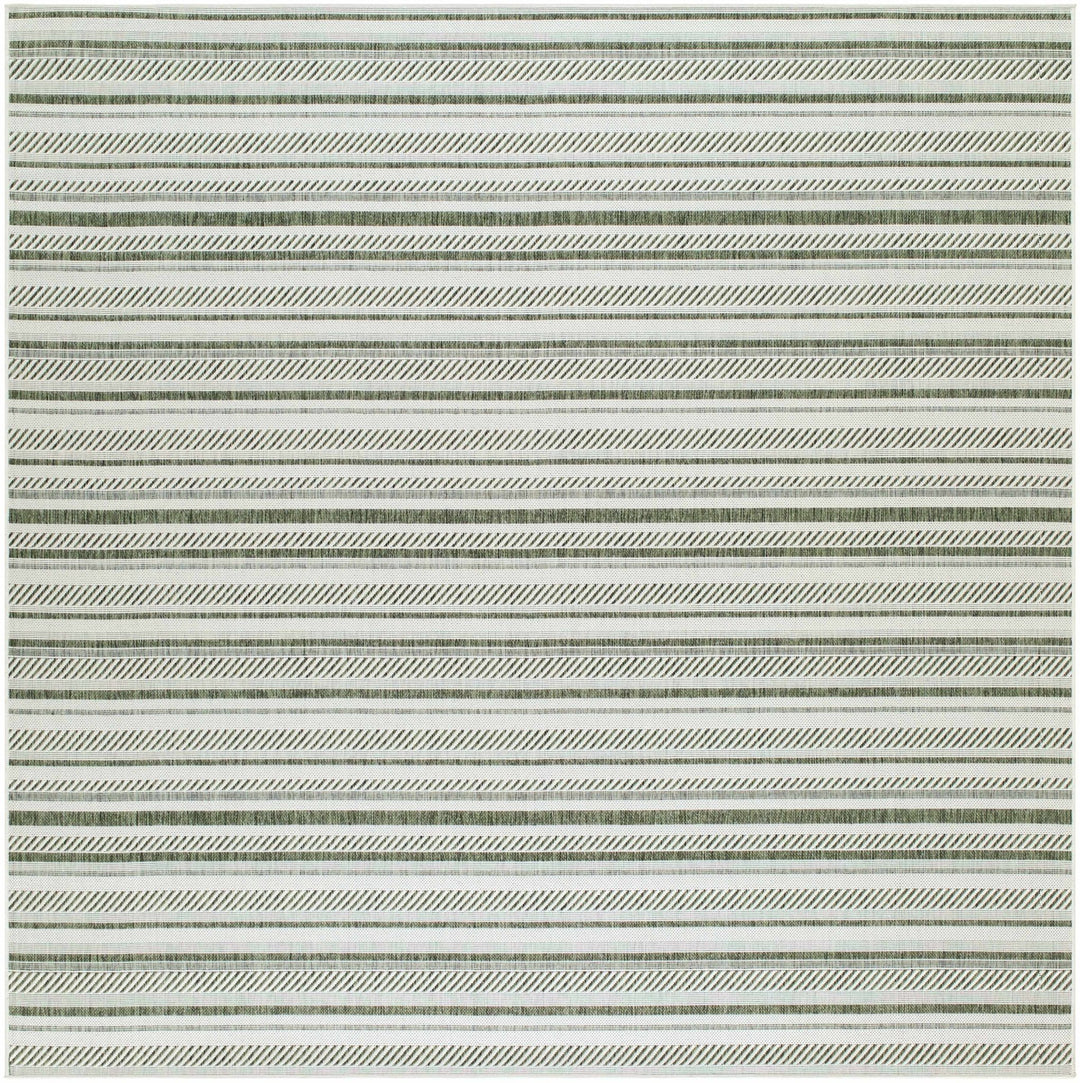 Gram Contemporary Style Green And Ivory Outdoor Rug - The Rug Decor