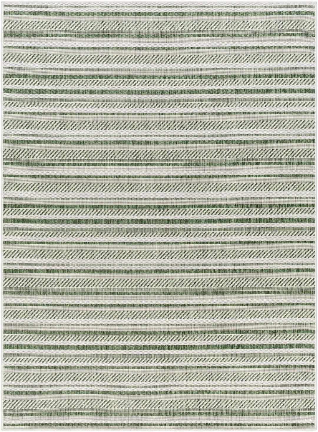 Gram Contemporary Style Green And Ivory Outdoor Rug - The Rug Decor