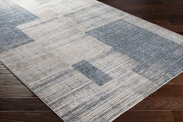Grapeview Contemporary Abstract Gray And Tan Rug - The Rug Decor