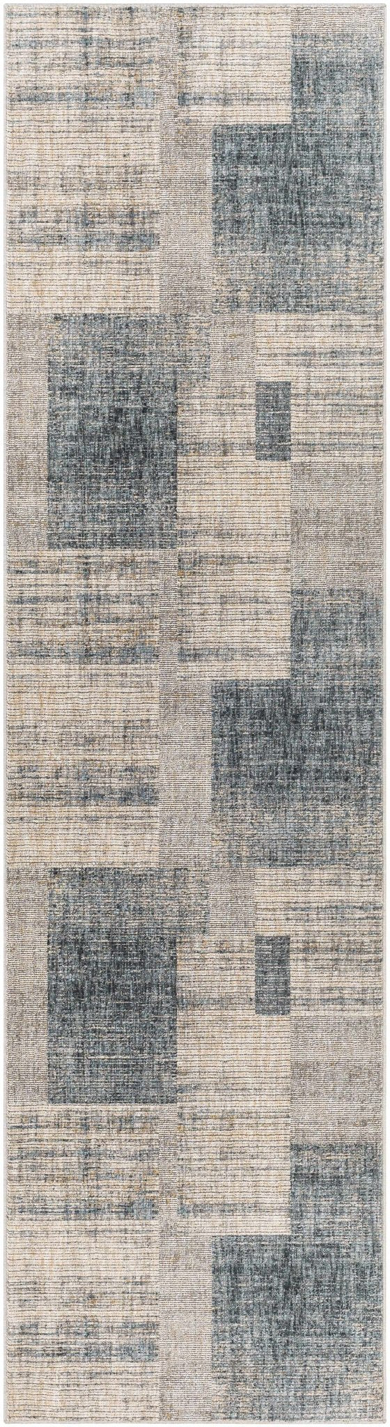 Grapeview Contemporary Abstract Gray And Tan Rug - The Rug Decor
